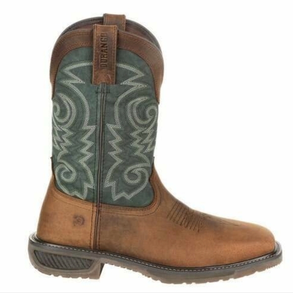 Durango Workhorse Steel Toe Western Work Boot Men's 8.5 - Picture 1 of 16